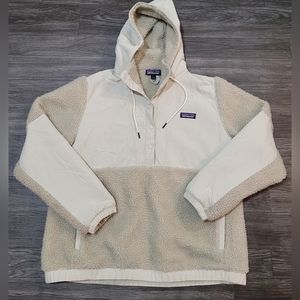 Women's patagonia Shelled Retro-X Pullover Pelican size large